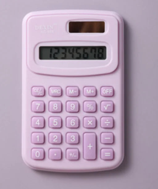 Calculadora de Mano Mini Cartoon para Estudiantes y Oficina