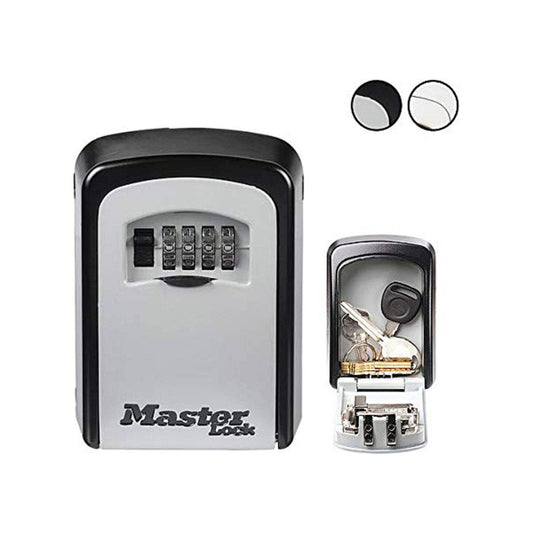 Key cupboard Master Lock 5401EURD Metal Black/Grey 8 x 3 x 12 cm-0