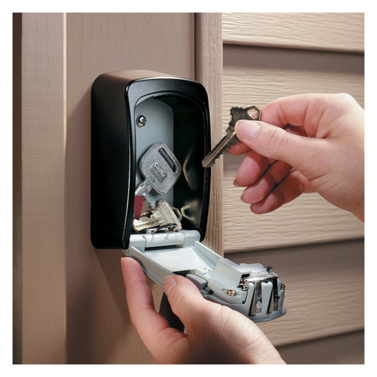 Key cupboard Master Lock 5401EURD Metal Black/Grey 8 x 3 x 12 cm-1