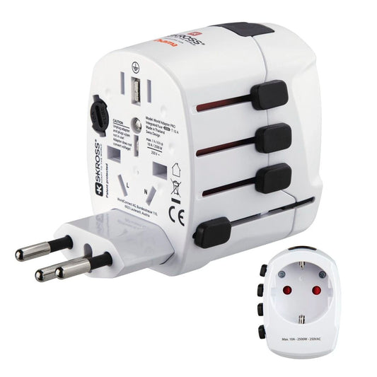 Universal Adapter Hama TRAVEL White-0