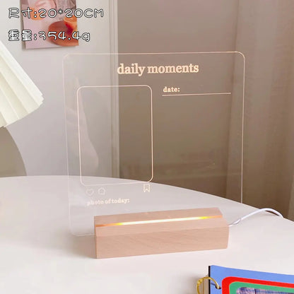 Tablero electrónico de anotaciones LED