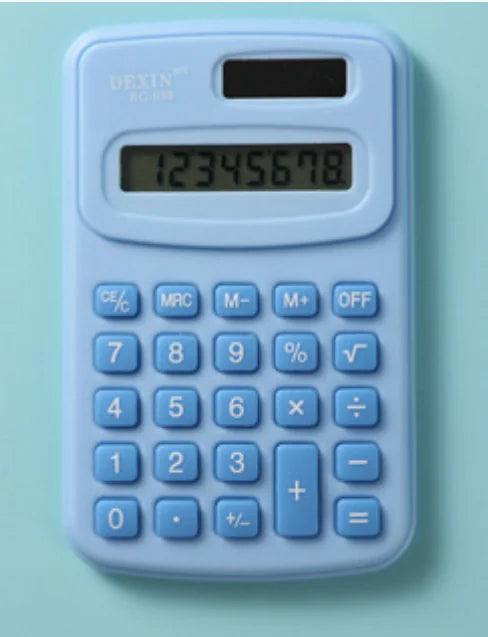 Calculadora de Mano Mini Cartoon para Estudiantes y Oficina