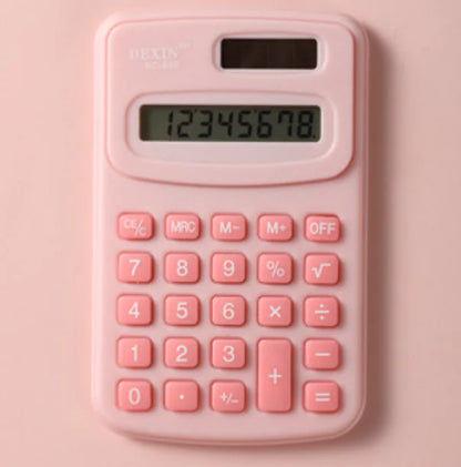 Calculadora de Mano Mini Cartoon para Estudiantes y Oficina