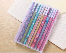 Set de Bolígrafos de Gel de 10 Colores para Útiles Escolares
