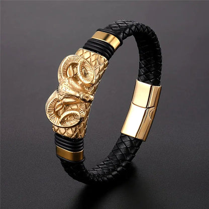 Pulsera Trenzada de Acero Inoxidable