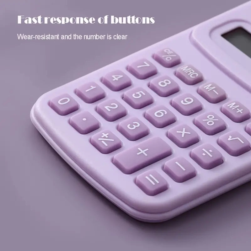 Calculadora de Mano Mini Cartoon para Estudiantes y Oficina