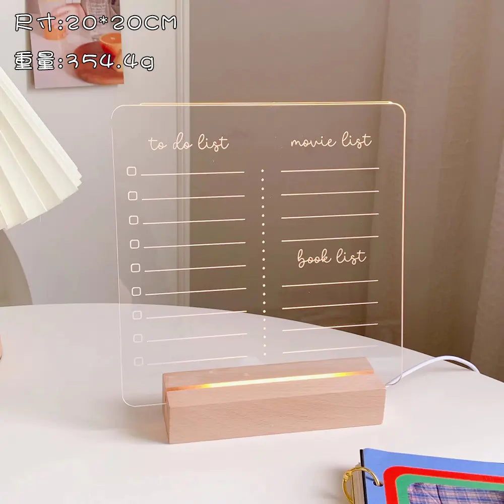 Tablero electrónico de anotaciones LED